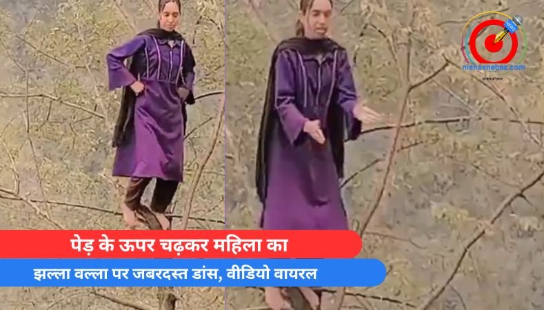Viral Video : पेड़ के ऊपर चढ़कर महिला का झल्ला वल्ला पर जबरदस्त डांस, वीडियो वायरल