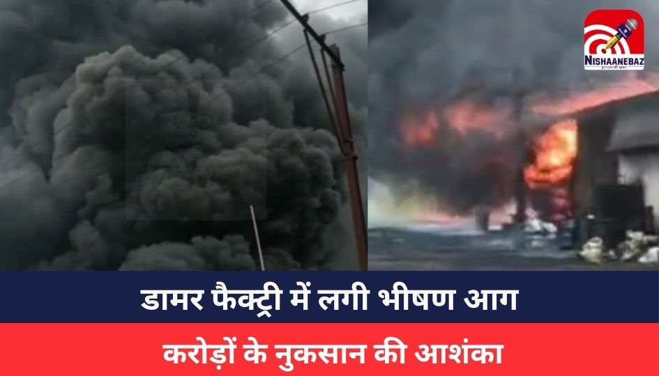 CG Factory Fire : डामर फैक्ट्री में लगी भीषण आग, इलाके में मचा हड़कंप, करोड़ों के नुकसान की आशंका