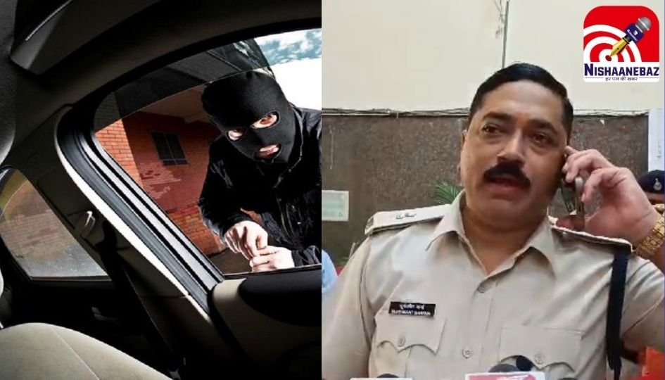 Jabalpur News : अनोखी चोरी : कार के चारों टायर उड़ाकर दूसरे कार में चोर हुए फरार….