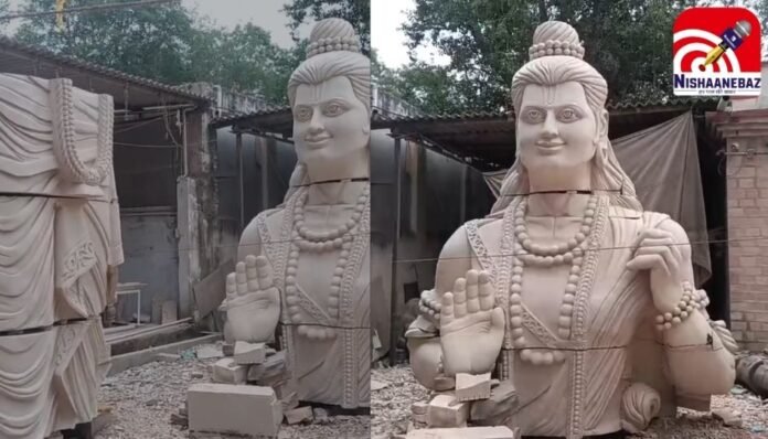ग्वालियर में बनी 51 फीट ऊंची वनवासी स्वरूप