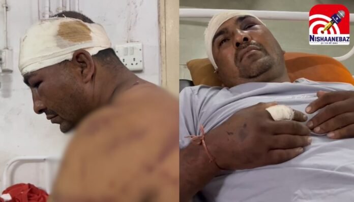 युवक-युवती का अपहरण और मारपीट