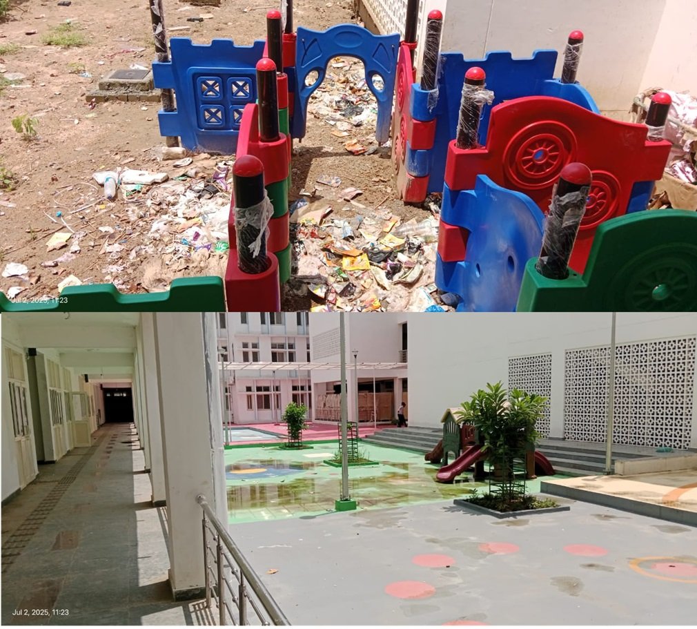 Niwari News :सीएम राइज सांदीपनी विद्यालय बना अव्यवस्थाओं का गढ़, करोड़ों की लागत के बावजूद बुनियादी सुविधाओं का अभाव