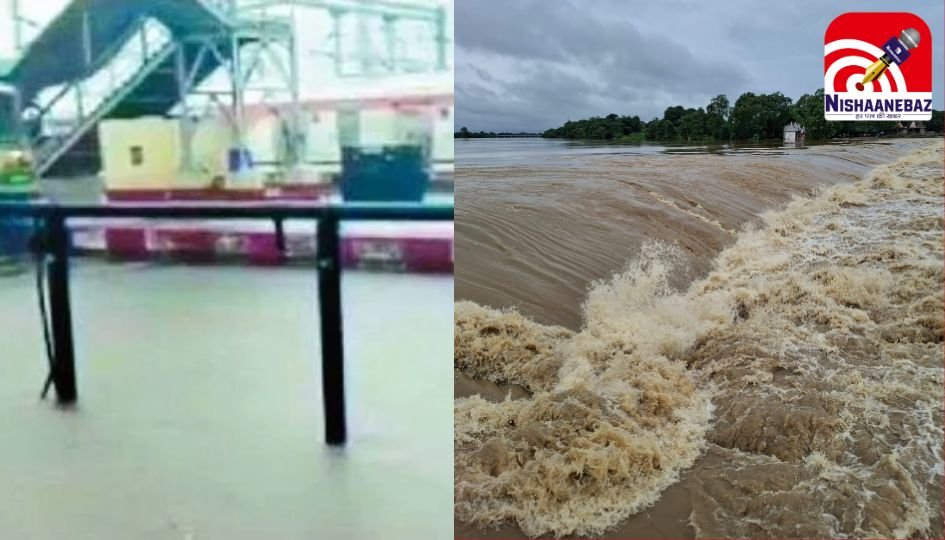 CG News : मूसलधार बारिश का कहर : दुर्ग रेलवे स्टेशन की पटरी डूबी, शिवनाथ नदी उफान पर….