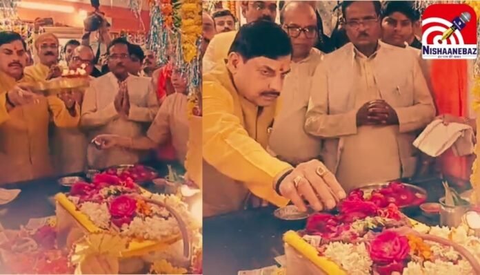 CM Mohan Yadav CM Mohan Yadav ने सांदीपनि आश्रम में की पूजा