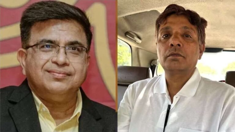 IAS officer Anil Tuteja and hotelier Anwar Dhebar
