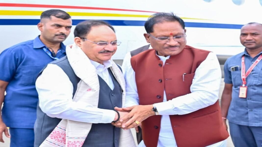 JP Nadda CG Visit