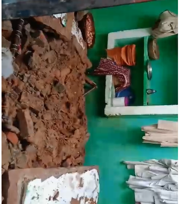 Gwalior News : आकाशीय बिजली गिरने से मकान की छत गिरी, मलबे में दबकर किसान की मौत