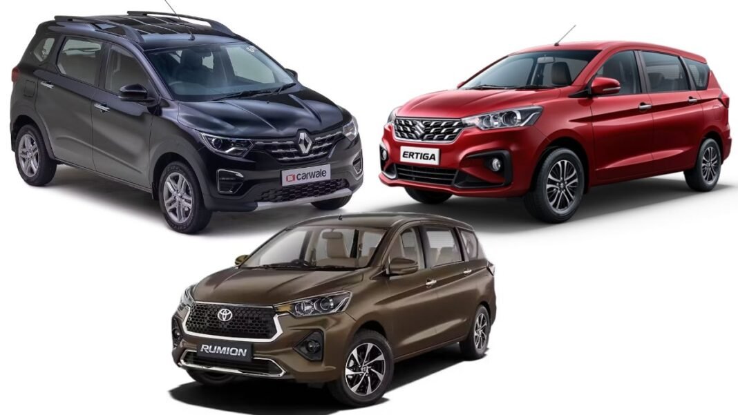 Affordable 7-seater MPV car : Triber, Ertiga और Rumion में कौन है बेस्ट? जानिए पूरी डिटेल