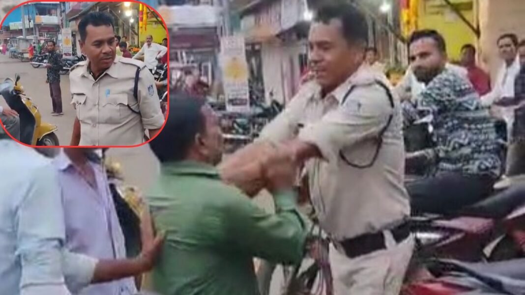 MP NEWS : दारू के लिए पैसे मांगने का आरोप, सब्जीवाले से अभद्रता करते पुलिस आरक्षक का वीडियो वायरल…