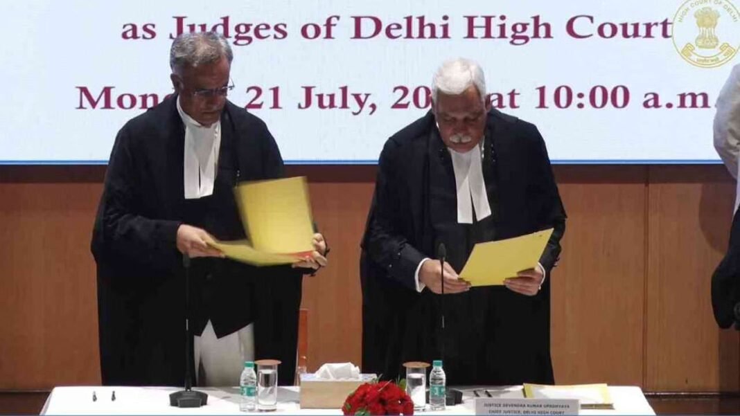 Oath Judge : दिल्ली हाई कोर्ट में जजों का हुआ इजाफा-6 नए न्यायाधीशों ने ली शपथ