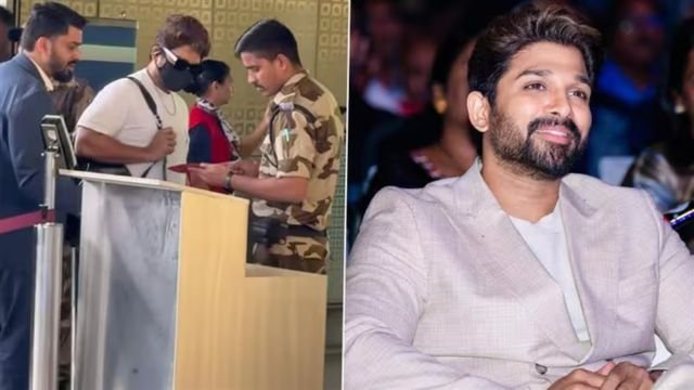 Airport पर Allu arjun से CISF जवान की सख्ती, मास्क हटाने पर हुआ जोर, सोशल मीडिया पर छिड़ी बहस, देखे वीडियो…