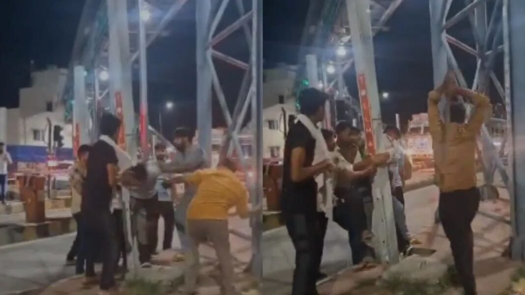 Toll Tax Dispute : ड्यूटी पर जा रहे सेना जवान से अमानवीय बर्ताव, रस्सी से बांधकर पीटा, वीडियो वायरल…