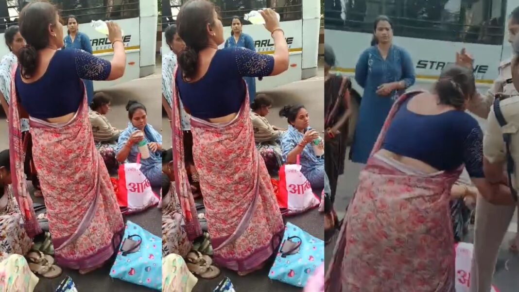 उप मुख्यमंत्री के बंगले के बाहर अनुकंपा संघ का प्रदर्शन हिंसक, अध्यक्ष ने फिनायल पीने की कोशिश, अस्पताल में भर्ती