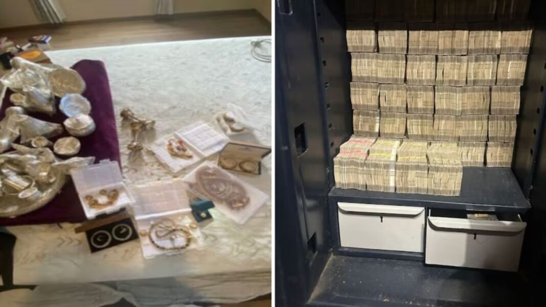 BIG BREAKING : 12 करोड़ रुपये नकद और 6 करोड़ रुपये की ज्वैलरी जब्त, कांग्रेस नेता केसी वीरेंद्र के घर पर छापेमारी