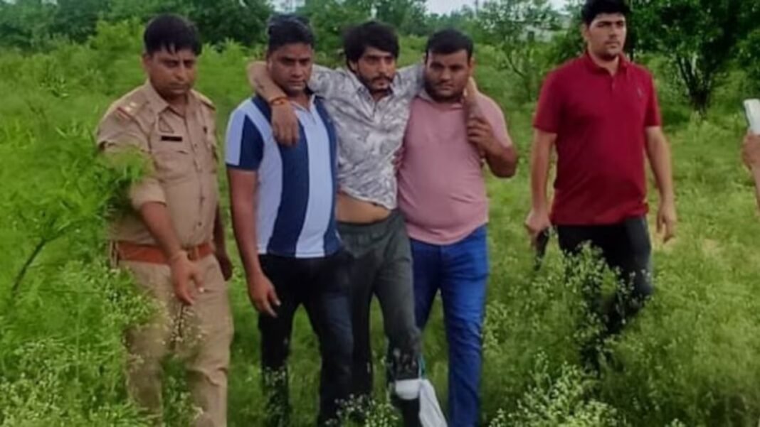कस्टडी से भागने की कोशिश… पत्नी का हत्यारा विपिन पुलिस मुठभेड़ में घायल