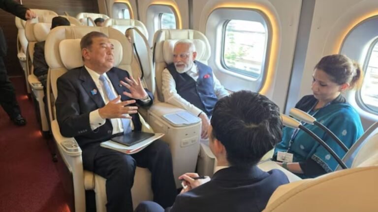 Rail network : पीएम मोदी ने जापान में बुलेट ट्रेन में किया सफर, भारत में 7,000 किमी हाई-स्पीड रेल नेटवर्क बनाने का लक्ष्य