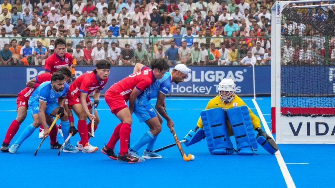 Hockey Asia Cup 2025 : भारत ने जापान को 3-2 से हराकर सुपर-4 में जगह पक्की की
