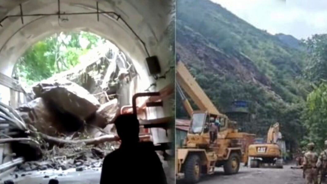 Uttarakhand news : धारचूला में NHPC पावर हाउस टनल पर भूस्खलन, 8 मजदूर सुरक्षित बाहर, 11 फंसे