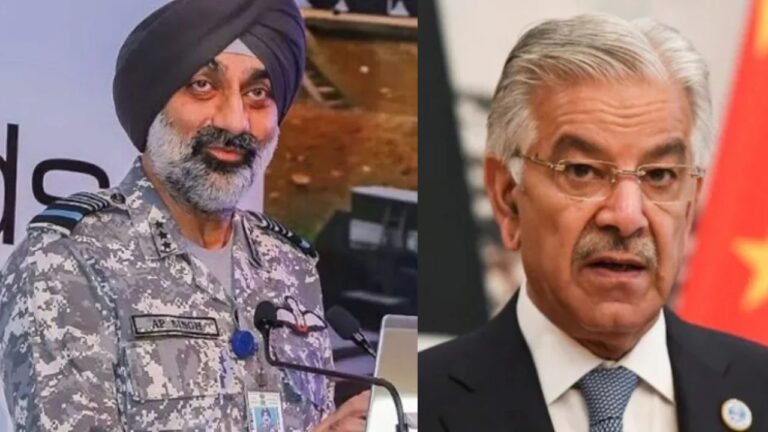 Operation Sindoor : पाकिस्तान ने फिर खारिज किए IAF चीफ के ऑपरेशन सिंदूर के दावे, ख्वाजा आसिफ बोले- ‘भारत को ज्यादा नुकसान, खुले जांच से खुल जाएगी हकीकत