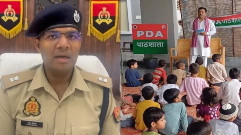 सिद्धपुरा की PDA पाठशाला – बच्चों को सिखाया ‘नेताओं का वर्णमाला’, पुलिस ने दर्ज किया मुकदमा
