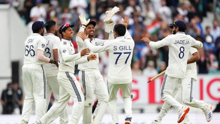 Team India की ऐतिहासिक जीत : ओवल टेस्ट में 6 रन से रोमांचक जीत, इंग्लैंड से हिसाब बराबर, सीरीज 2-2 से ड्रॉ