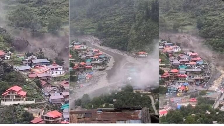flood landslide : उत्तरकाशी बादल फटने का कहर – हर्षिल और धराली में राहत और बचाव कार्य जारी, अब तक 5 की मौत, 59 लापता