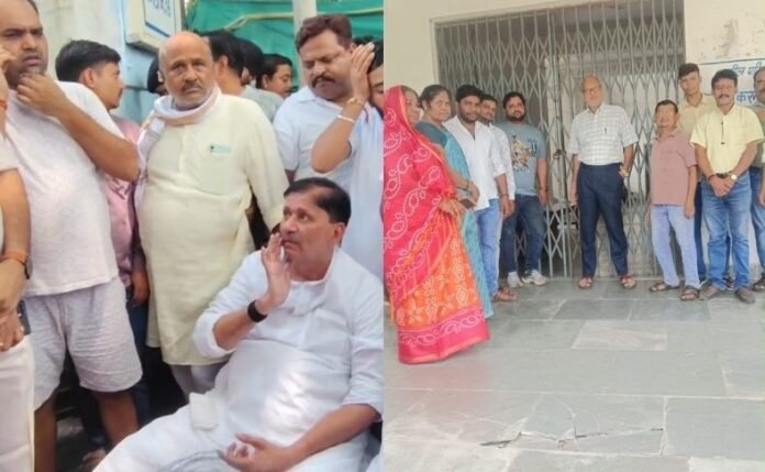 भिंड कलेक्टर और विधायक के बीच तनाव