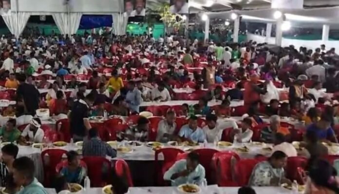 शिबू सोरेन के संस्कार भोज