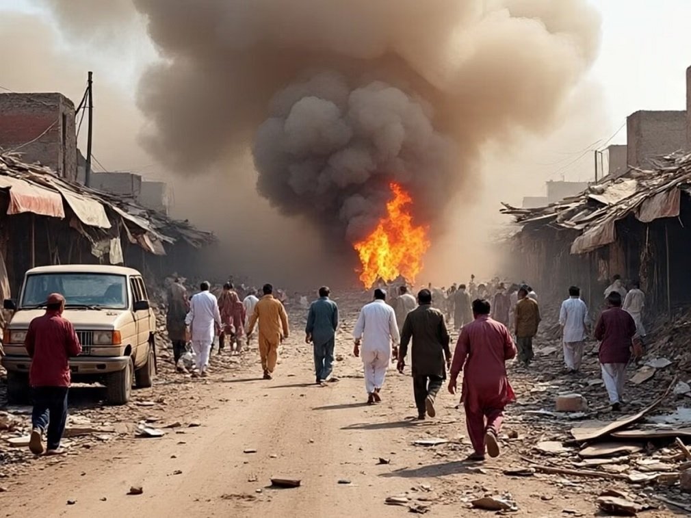 bomb blast : भीषण बम धमाका: 10 की मौत, 30 से अधिक घायल, अस्पतालों में आपातकाल