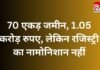 CG NEWS : 70 एकड़ जमीन, 1.05 करोड़ रुपए, लेकिन रजिस्ट्री का नामोनिशान नहीं….आखिर ये कैसा मामला CG NEWS