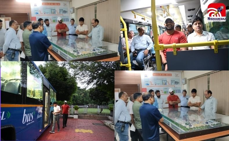 Indore News : नो कार डे पर आयुक्त और अधिकारियों ने बस से किया शहर का निरीक्षण…