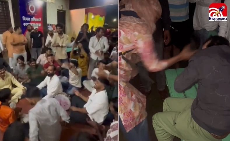 Indore News : जब गुस्साई युवती ने चप्पलों से की पिटाई, बजरंग दल ने थाने के बाहर किया हनुमान चालीसा का पाठ…जानें पूरा मामला