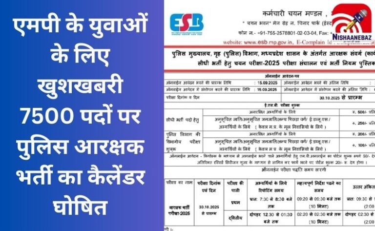 MP Police Constable Recruitment