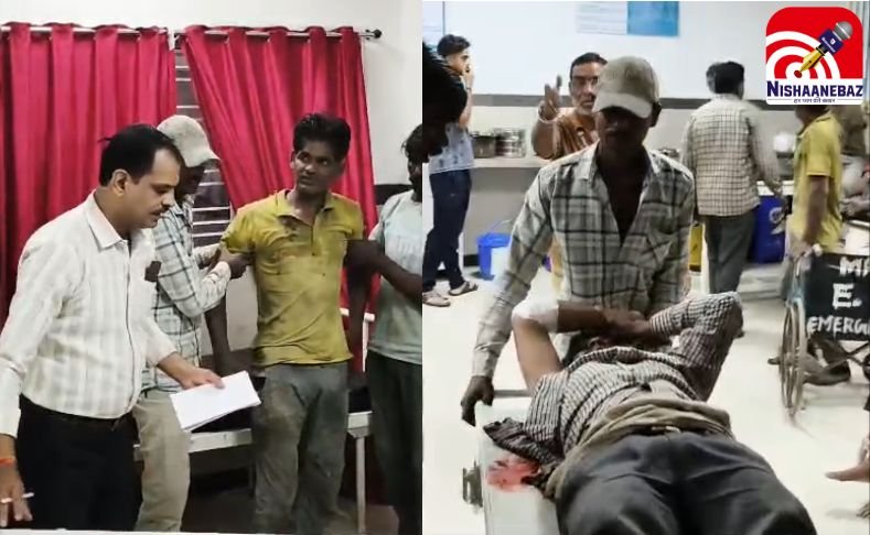Ujjain News : निर्माणाधीन मकान का टावर गिरा, 5 मजदूर घायल….