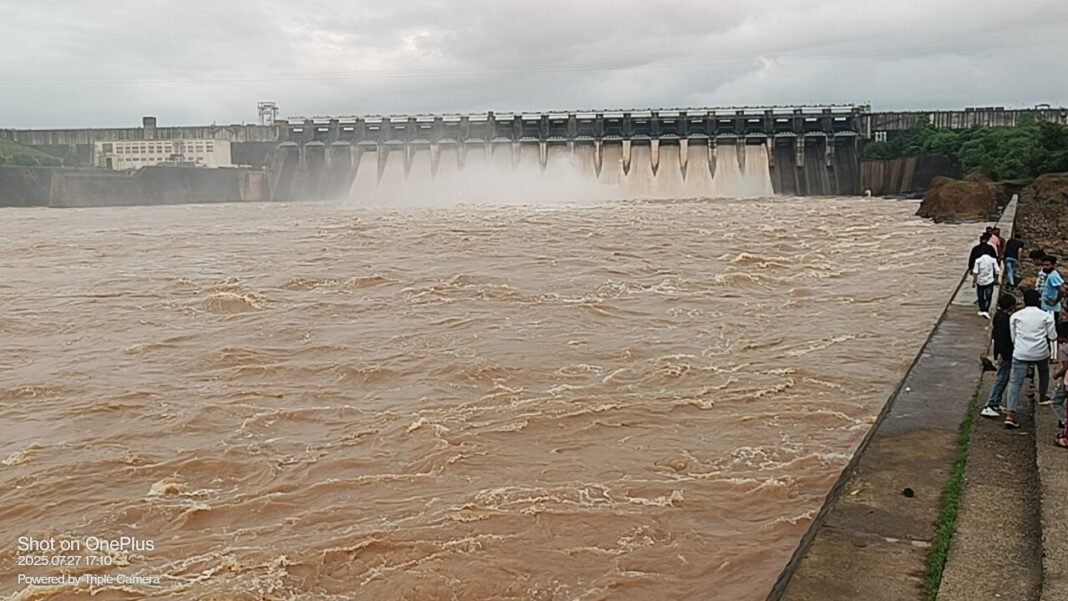 Bargi Dam : बरगी नगर : बारिश के चलते बांध में जल निकासी, आम जनता से सतर्क रहने की अपील