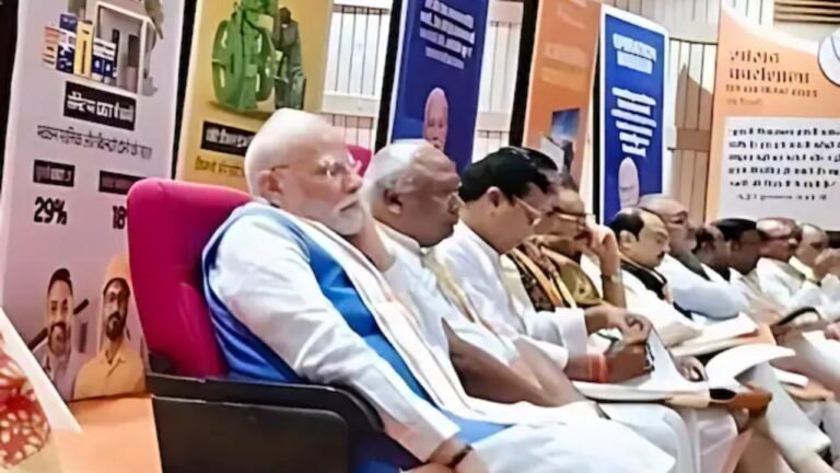 vice-president-elect :  उपराष्ट्रपति चुनाव की तैयारी में बीजेपी सांसदों के लिए वर्कशॉप, पीछे की कतार में दिखे पीएम मोदी