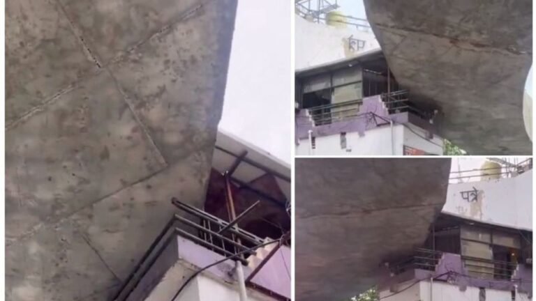 Maharashtra flyover : महाराष्ट्र में फ्लाइओवर चर्चा में, मकान मालिक की बालकनी पर गुजरता हिस्सा बना सवाल