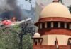 Air India crash : शुरुआती रिपोर्ट में पायलटों को दोष देना गैर-जिम्मेदाराना – सुप्रीम कोर्ट