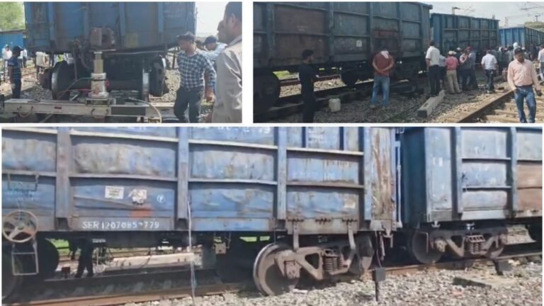 Katni Breaking : कटनी रेलवे स्टेशन के आउटर में माल गाड़ी हादसा, दो डिब्बे ट्रैक से उतरे