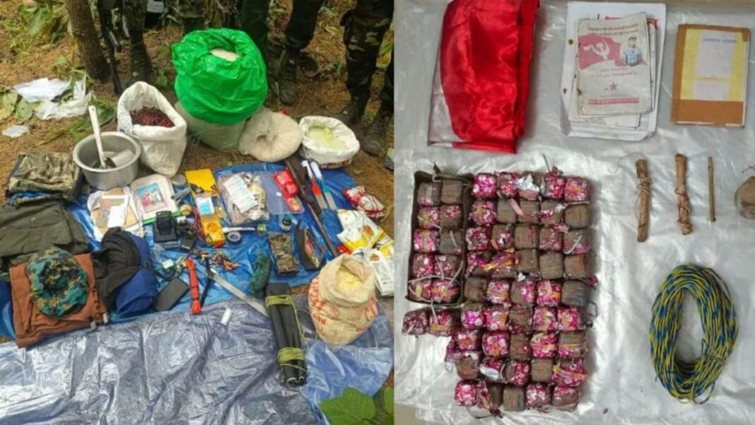CG News : गरियाबंद में सुरक्षाबलों को बड़ी सफलता, नक्सलियों के खुफिया डंप बरामद