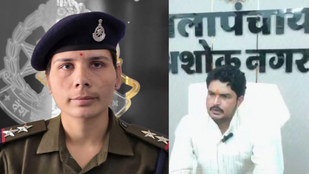 Ashoknagar dispute : विधायक की बहू-सब इंस्पेक्टर को हटाने के लिए BJP नेता ने लिखा पत्र