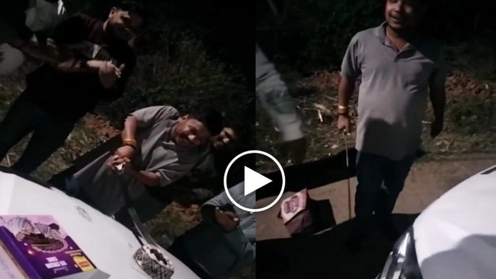 CG NEWS : भाजयुमो नेता बद्री अग्रवाल का तलवार से केक काटने का वीडियो वायरल, कांग्रेस ने की कार्रवाई की मांग