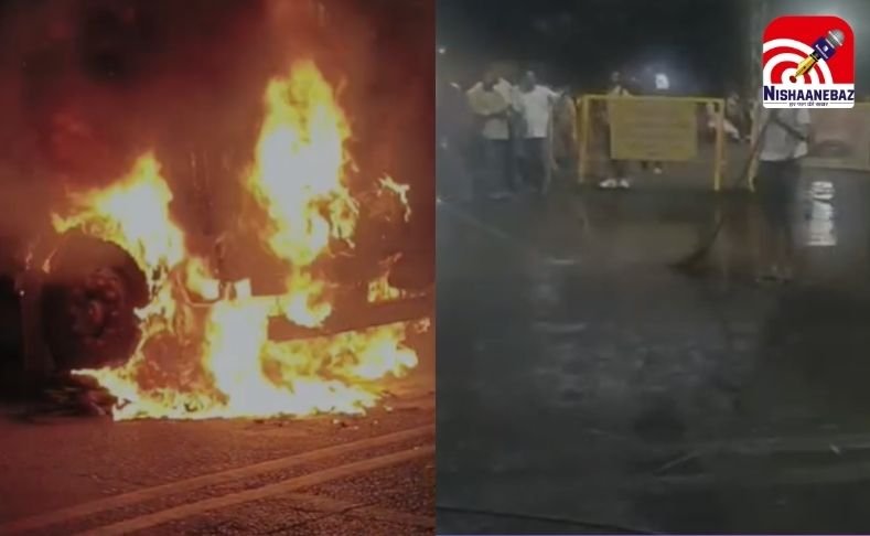 इंदौर में बेकाबू ट्रक ने मचाई तबाही