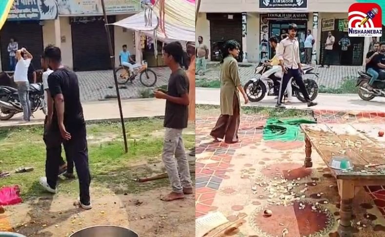 Bhind Sunder Nagar : दो दुर्गा पंडाल के आयोजकों के बीच खिंची तलवार…वायरल हुआ वीडियो…..