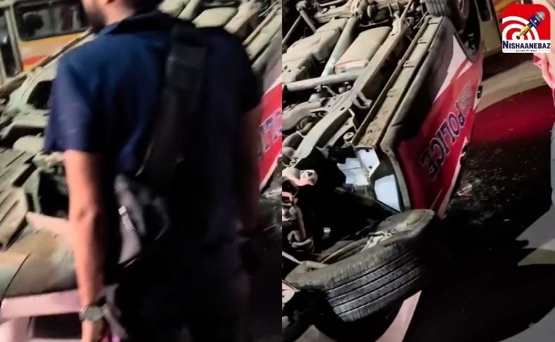 Gwalior News : ड्यूटी के दौरान बड़ा हादसा, चालक को झपकी आने से डायल 112 वाहन पलटा; चालक पर FIR, दो सिपाही निलंबित…