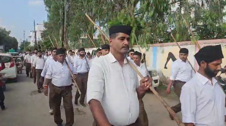 Rewa News : RSS शताब्दी समारोह – रीवा में भव्य पथ संचलन, 1000 से अधिक स्वयंसेवक शामिल