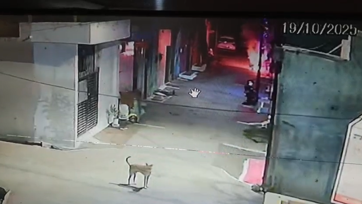 MP News : जबलपुर : बेखौफ बदमाशों ने बाइक में लगाई आग, पुरानी रंजिश के चलते वारदात; CCTV में कैद