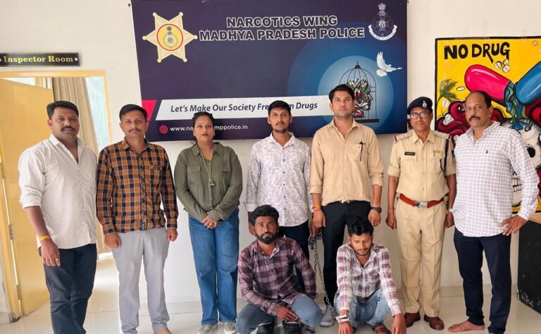 Indore : नारकोटिक्स विंग की बड़ी कार्रवाई, 6.2 करोड़ रुपये की अवैध नशीली दवाएं जब्त