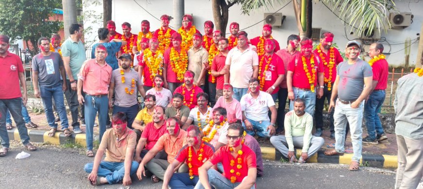 Armament Factory : आयुध निर्माणी जबलपुर – वर्क्स कमेटी में AIDEF का झंडा, 9 में से सभी 9 सीटों पर कब्जा