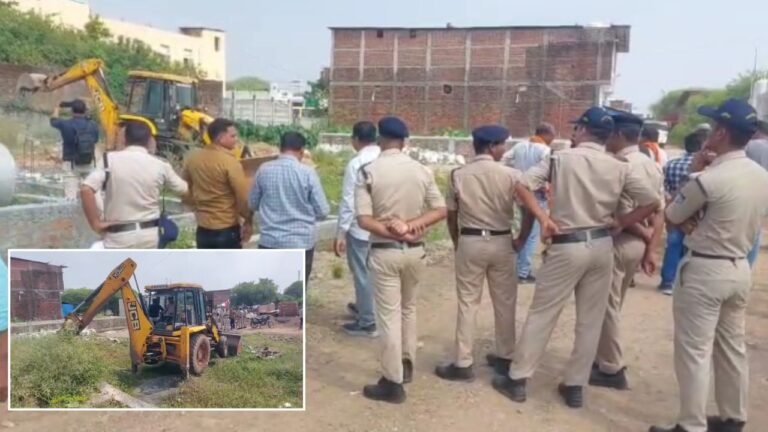 Jabalpur : अवैध मदरसे पर चला प्रशासन का बुलडोजर, 0.44 हेक्टेयर जमीन कब्जा मुक्त